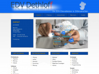 edv-dethloff.de Webseite Vorschau