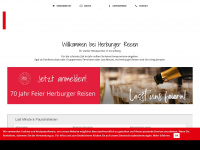 herburger-reisen.at Webseite Vorschau