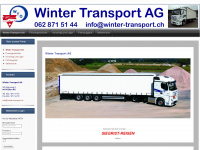 winter-transport.ch Webseite Vorschau