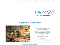 eigermilch.ch Webseite Vorschau