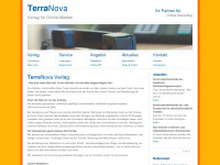 terranova-verlag.de Webseite Vorschau