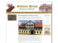 goldener-hirsch-heubach.de Webseite Vorschau
