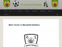 eintracht-quenstedt.de Webseite Vorschau