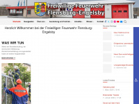feuerwehr-engelsby.de Webseite Vorschau