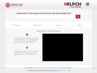 autos.ch Webseite Vorschau