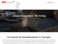 ds-schweisstechnik.de Webseite Vorschau