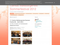 cantussommerfestival.blogspot.com Webseite Vorschau