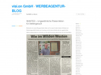 visionwerbeagentur.wordpress.com Webseite Vorschau