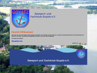 seesport-yachtclub-goyatz.de Webseite Vorschau