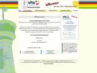 vhs-holo.de Webseite Vorschau