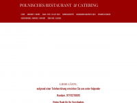 restaurant-polska.de Webseite Vorschau