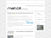 met-all.ch Webseite Vorschau