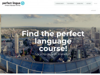 perfectlingua.com Webseite Vorschau