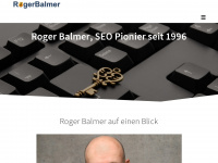 rogerbalmer.com Webseite Vorschau