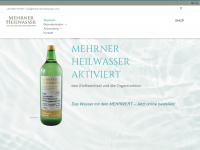 mehrnerheilwasser.com Webseite Vorschau