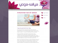 yoga-satya.at Webseite Vorschau