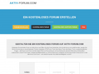 aktiv-forum.com Webseite Vorschau