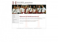 halber-promotions.de Webseite Vorschau