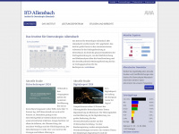 ifd-allensbach.de Webseite Vorschau