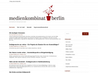 medienkombinat-berlin.de Webseite Vorschau