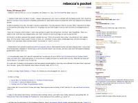 rebeccablood.net Webseite Vorschau