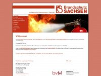 brandschutzsachsen.de Webseite Vorschau