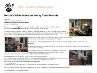 honky-tonk-records.com Webseite Vorschau