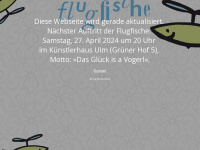 flugfische.de Webseite Vorschau