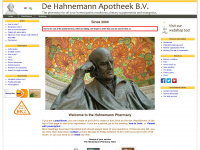 hahnemann.nl Webseite Vorschau