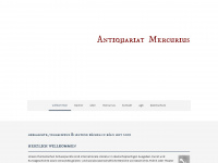 antiquariat-mercurius.de Webseite Vorschau