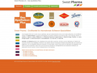 sweet-pharma.de Webseite Vorschau