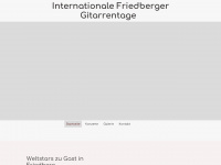 friedberger-gitarrentage.de Webseite Vorschau