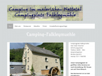 camping-falkleymuehle.de Webseite Vorschau