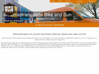 bike-and-sun.net Webseite Vorschau
