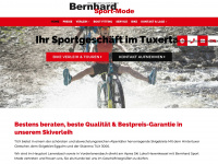 bernhard-sport-mode.at Webseite Vorschau