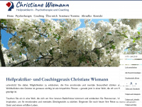 christiane-wiemann.de Webseite Vorschau