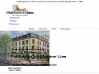 goldener-loewe-riesa.de Webseite Vorschau