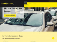taxi-riesa.de Webseite Vorschau
