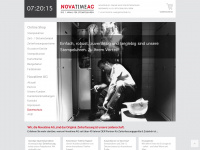 novatime.ch Webseite Vorschau