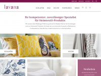 lavana.ch Webseite Vorschau