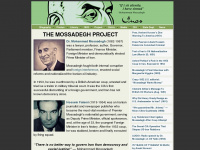 mohammadmossadegh.com Webseite Vorschau