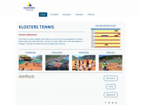 tennisklosters.ch Webseite Vorschau