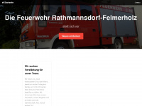 feuerwehr-rathmannsdorf-felmerholz.de Webseite Vorschau