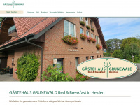 gasthof-grunewald.de Webseite Vorschau