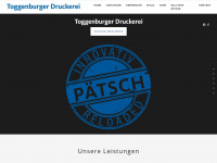 toggenburgerdruckerei.ch Webseite Vorschau
