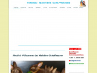 kleintiere-schaffhausen.ch Webseite Vorschau