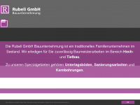 rubelibau.ch Webseite Vorschau