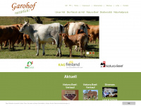 garohof.ch Webseite Vorschau