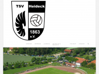 tsv-heideck-fussball.de Webseite Vorschau