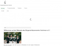 buergerschuetzenverein.net Webseite Vorschau